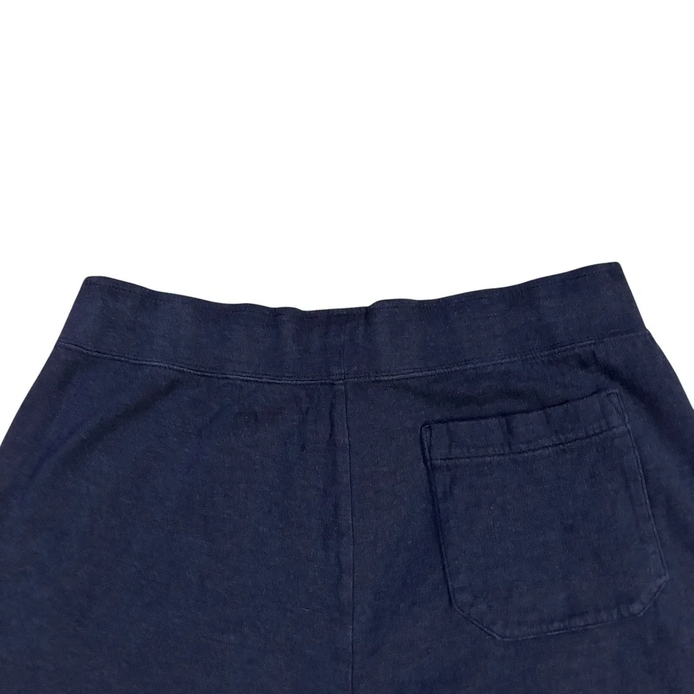 Polo Ralph‎ Lauren Mens Blue Sweat Shorts with Zipper Pockets